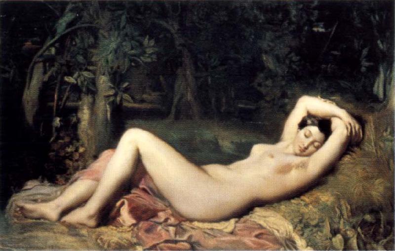Theodore Chasseriau Sleeping Nymph Spain oil painting art